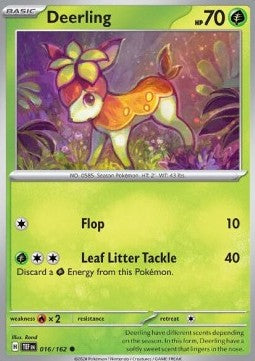 Temporal Forces 016/162 Deerling (Reverse Holo)