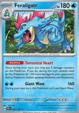 Temporal Forces 041/162 Feraligatr (Holo)