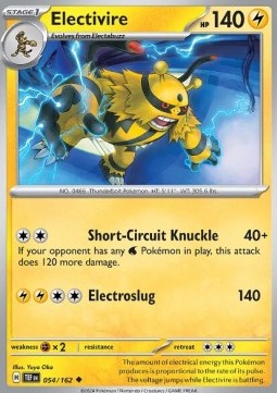 Temporal Forces 054/162 Electivire (Reverse Holo)