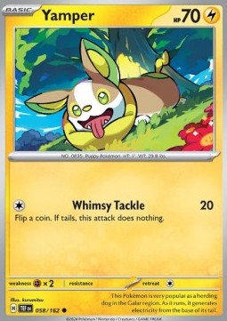 Temporal Forces 058/162 Yamper (Reverse Holo)