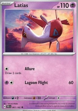 Temporal Forces 067/162 Latias (Reverse Holo)