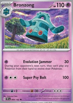 Temporal Forces 069/162 Bronzong (Reverse Holo)