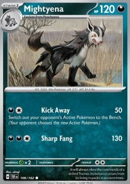 Temporal Forces 106/162 Mightyena (Reverse Holo)