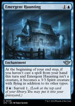 Outlaws of Thunder Junction 0046 Emergent Haunting (Foil)