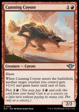 Outlaws of Thunder Junction 0118 Cunning Coyote (Foil)