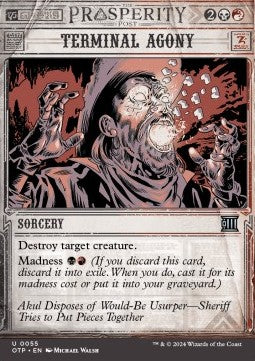 OOTJ Breaking News 0055 Terminal Agony (Foil)