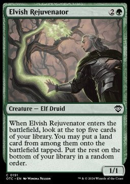 Outlaws of Thunder Junction Commander 0191 Elvish Rejuvenator