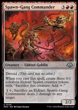 Modern Horizons 3 0140 Spawn-Gang Commander (Foil)