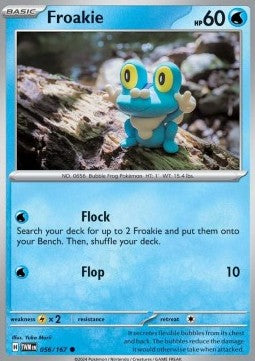 Twilight Masquerade 056/167 Froakie (Reverse Holo)