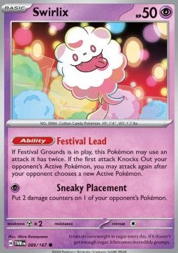 Twilight Masquerade 089/167 Swirlix (Reverse Holo)