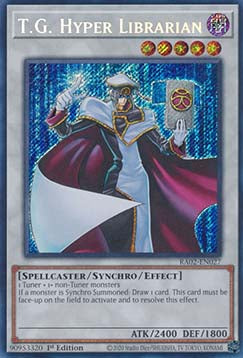 T.G. Hyper Librarian (Secret Rare)(RA02-EN027)