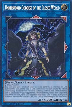 Underworld Goddess of the Closed World (Secret Rare)(RA02-EN045)