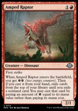 Modern Horizons 3 0114 Amped Raptor