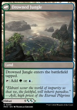 Modern Horizons 3 0253 Drowner of Truth//Drowned Jungle