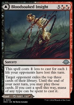 Modern Horizons 3 0252 Bloodsoaked Insight//Sanguine Morass