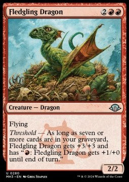 Modern Horizons 3 0280 Fledgling Dragon