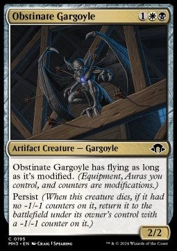 Modern Horizons 3 0195 Obstinate Gargoyle (Foil)