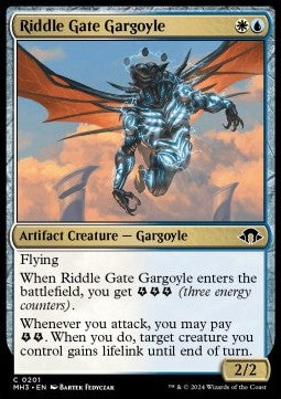 Modern Horizons 3 0201 Riddle Gate Gargoyle