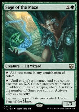 Modern Horizons 3 Commander 0119 Sage of the Maze