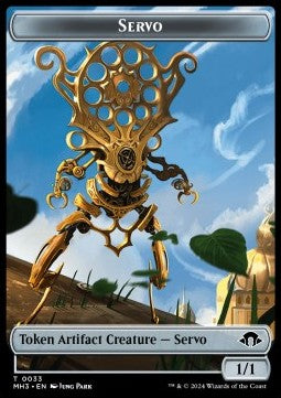 Aetherborn 0009 Servo 0033 Modern Horizons 3 Token