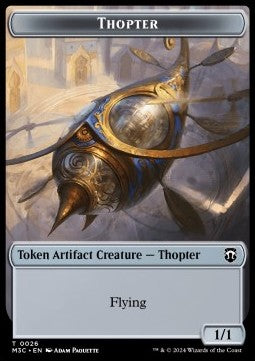 Aetherborn 0009 Thopter 0026 Modern Horizons 3 Token