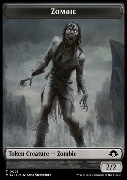 Zombie 0021 Elephant 0018 Modern Horizons 3 Token