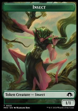 Beast 0015 Insect 0025 Modern Horizons 3 Token