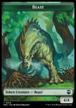 Beast 0016 Copy 0001 Modern Horizons 3 Token