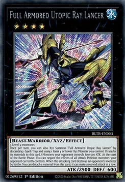 Full Armored Utopic Ray Lancer (Secret Rare)(BLTR-EN003)