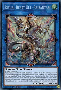 Ritual Beast Ulti-Reirautari (Secret Rare)(BLTR-EN019)