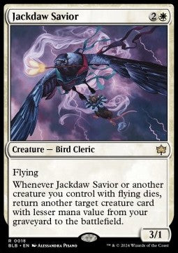 Bloomburrow 0018 Jackdaw Savior