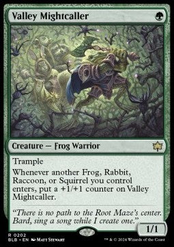 Bloomburrow 0202 Valley Mightcaller (Foil)