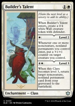 Bloomburrow 0005 Builder's Talent (Foil)