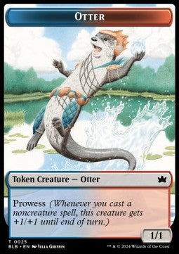 Otter 0025 Bloomburrow Token