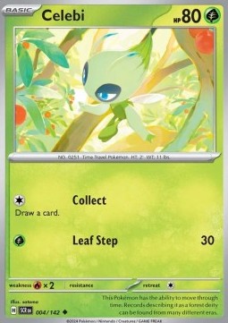 Stellar Crown 004/142 Celebi (Reverse Holo)