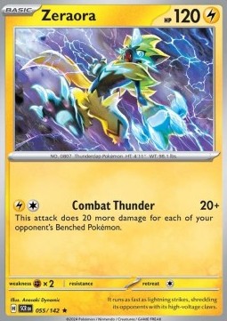 Stellar Crown 055/142 Zeraora (Holo)