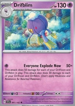 Stellar Crown 061/142 Drifblim (Reverse Holo)