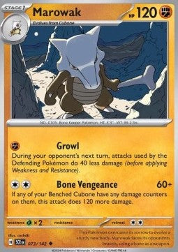 Stellar Crown 073/142 Marowak (Reverse Holo)