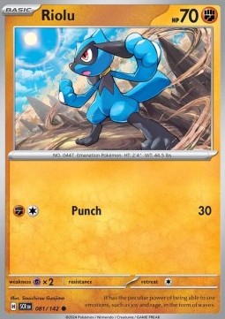 Stellar Crown 081/142 Riolu (Reverse Holo)