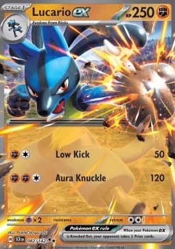 Stellar Crown 082/142 Lucario ex