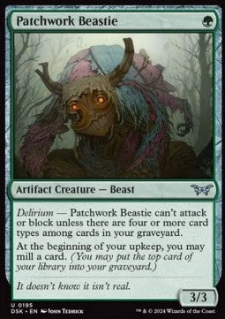 Duskmourn House of Horror 0195 Patchwork Beastie