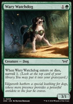 Duskmourn House of Horror 0206 Wary Watchdog (Foil)