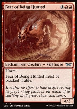 Duskmourn House of Horror 0134 Fear of Being Hunted (Foil)