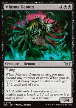 Duskmourn House of Horror 0109 Miasma Demon