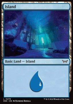 Duskmourn House of Horror 0279 Island (Foil)