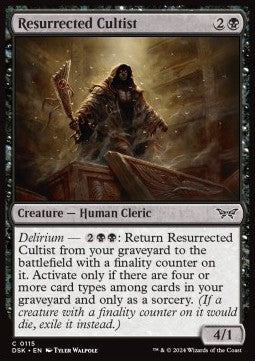 Duskmourn House of Horror 0115 Resurrected Cultist