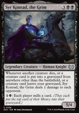 Duskmourn House of Horror Commander 0158 Syr Konrad, the Grim