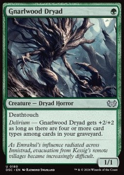 Duskmourn House of Horror Commander 0180 Gnarlwood Dryad