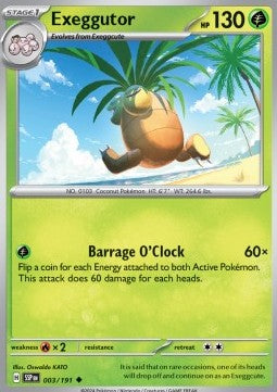 Surging Sparks 003/191 Exeggutor