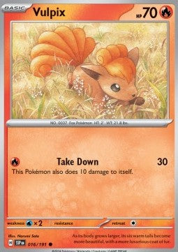 Surging Sparks 016/191 Vulpix (Reverse Holo)